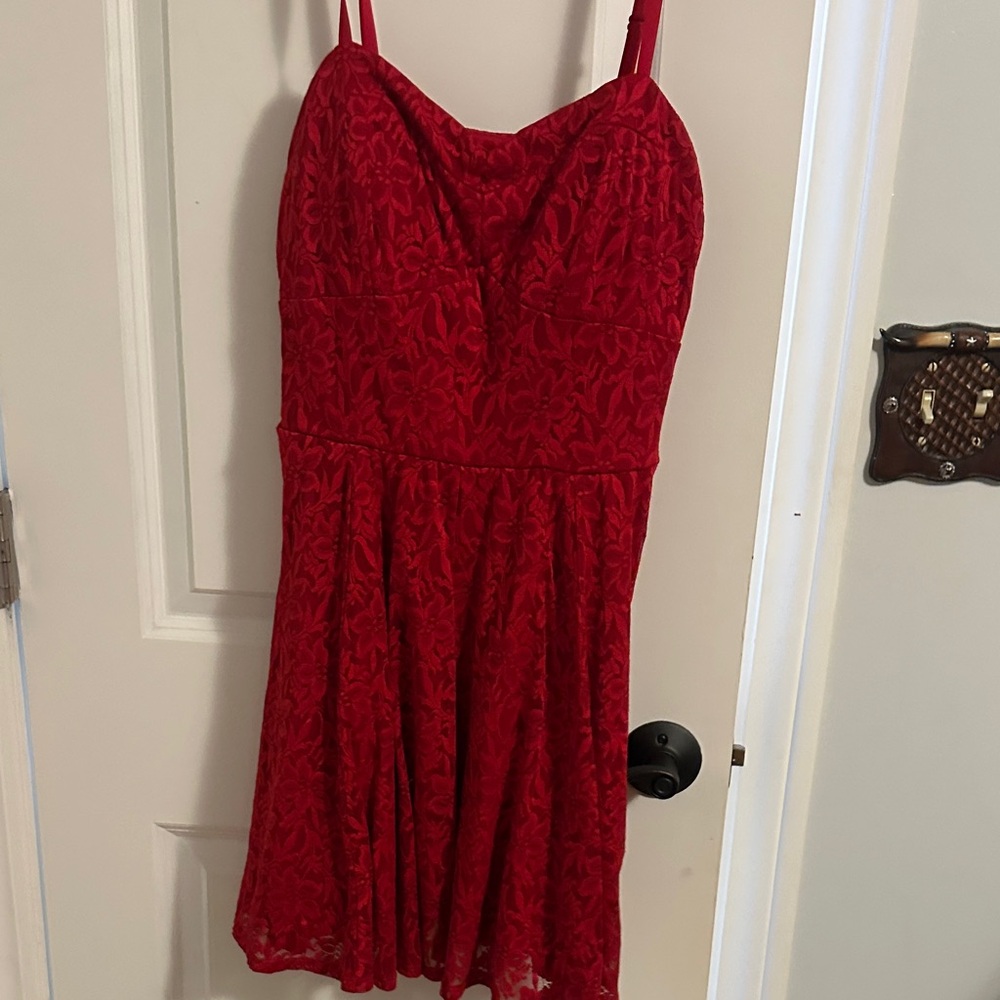 Lily Rose Red Mini Dress
